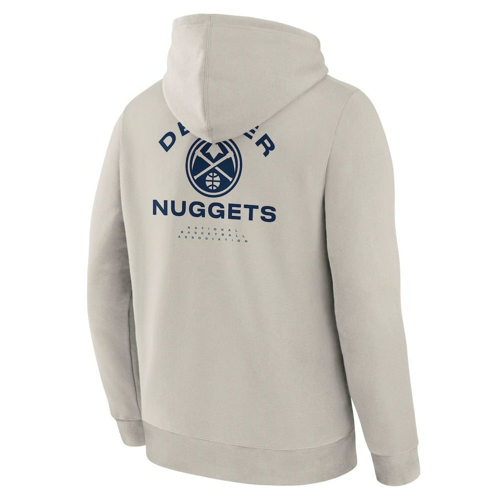 Denver Nuggets Crossover Collection Blocked Shot Premium Pullover Hoodie Off White - Fanatics