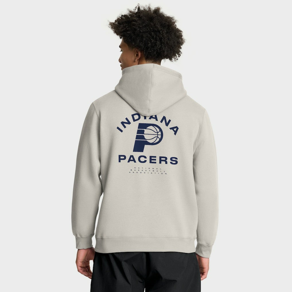Indiana Pacers Crossover Collection Blocked Shot Premium Pullover Hoodie Off White - Fanatics
