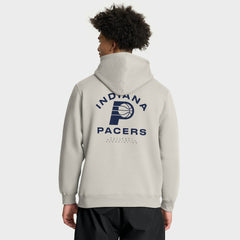 Indiana Pacers Crossover Collection Blocked Shot Premium Pullover Hoodie Off White - Fanatics