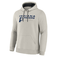 Indiana Pacers Crossover Collection Blocked Shot Premium Pullover Hoodie Off White - Fanatics