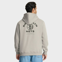 Brooklyn Nets Crossover Collection Blocked Shot Premium Pullover Hoodie Off White - Fanatics outlet