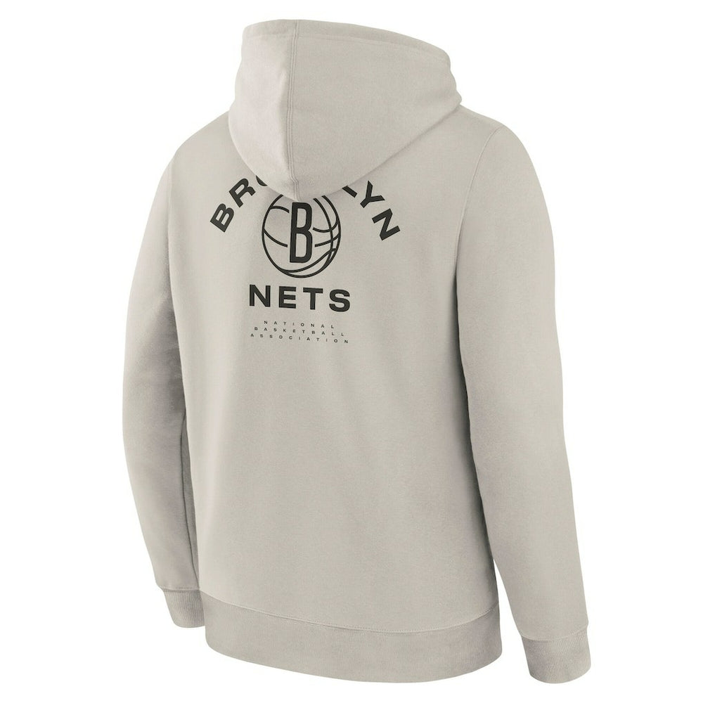 Brooklyn Nets Crossover Collection Blocked Shot Premium Pullover Hoodie Off White - Fanatics outlet