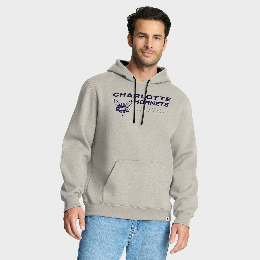 Charlotte Hornets Crossover Collection Blocked Shot Premium Pullover Hoodie Off White - Fanatics