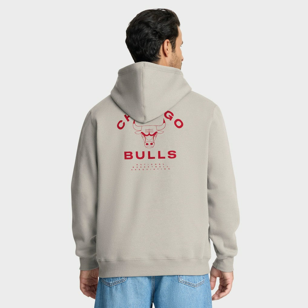 Chicago Bulls Crossover Collection Blocked Shot Premium Pullover Hoodie Off White - Fanatics
