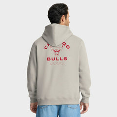 Chicago Bulls Crossover Collection Blocked Shot Premium Pullover Hoodie Off White - Fanatics