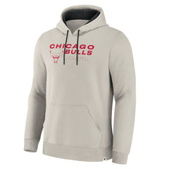 Chicago Bulls Crossover Collection Blocked Shot Premium Pullover Hoodie Off White - Fanatics