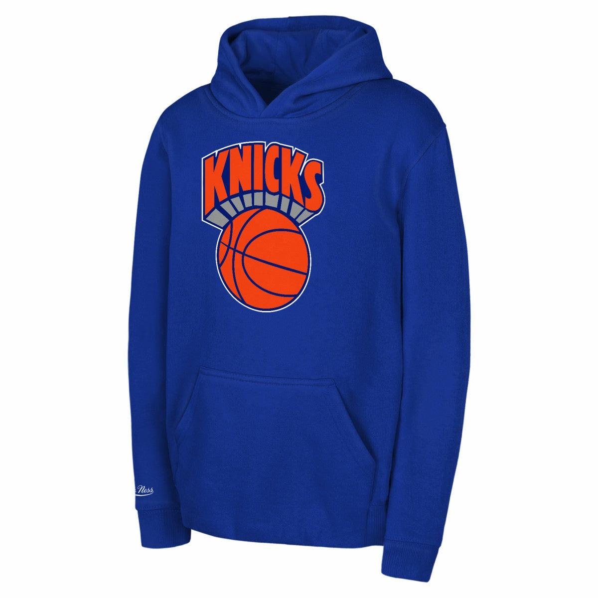 New York Knicks Preschool Retro Logo Pullover Hoodie Blue - Mitchell & Ness