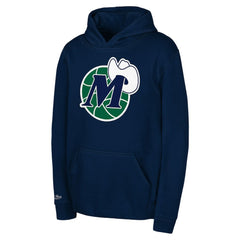 Dallas Mavericks Preschool Retro Logo Pullover Hoodie Navy - Mitchell & Ness outlet