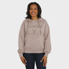 Milwaukee Bucks WEAR by Erin Andrews Women's Washed Pullover Crewdie Tan