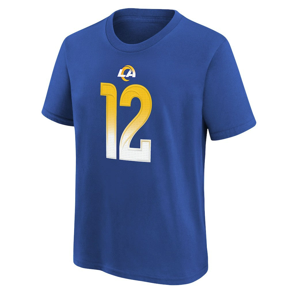 Puka Nacua Los Angeles Rams Youth Player Name & Number T-Shirt - Royal T-shirts