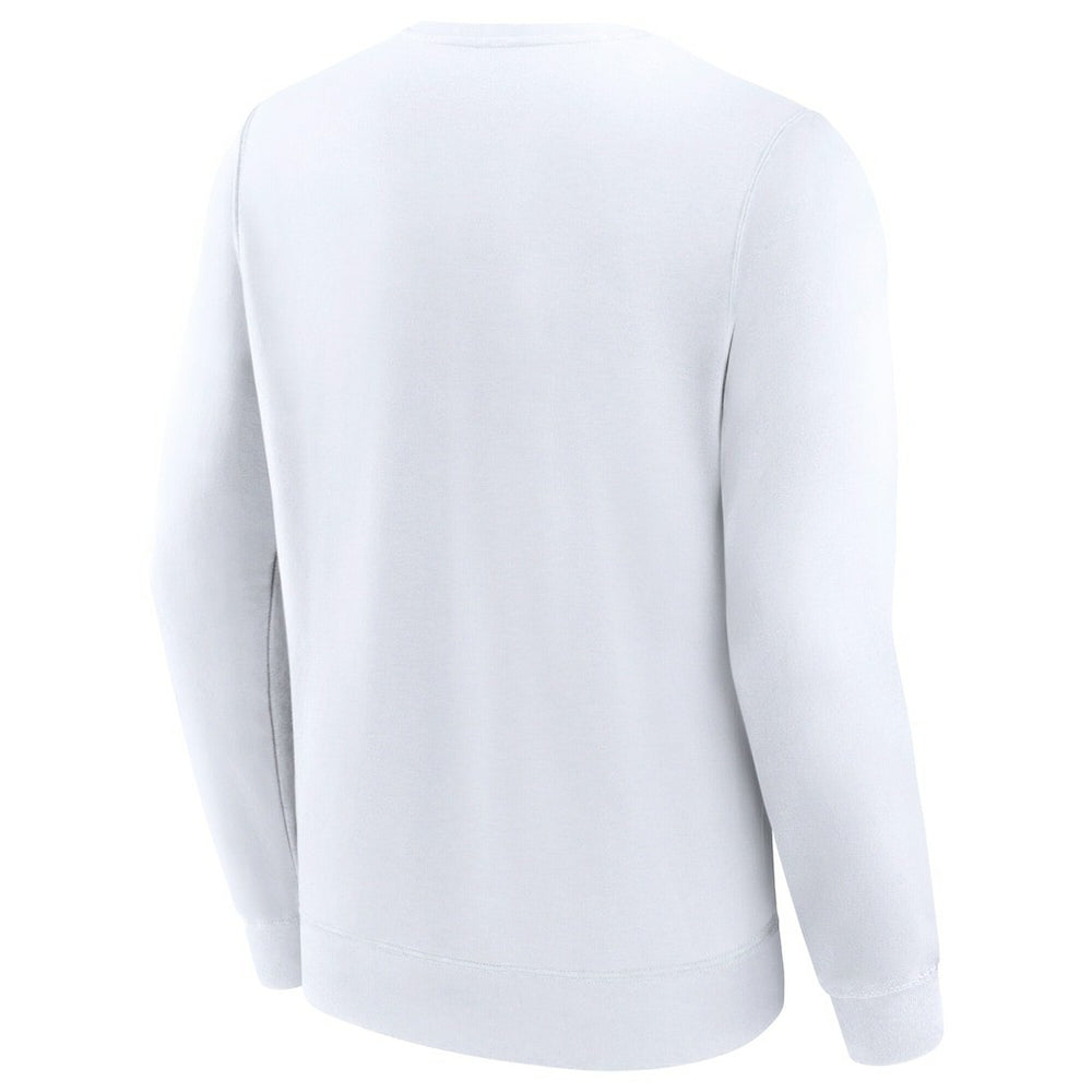 Philadelphia Eagles Super Bowl LIX Champions Iconic Victory Fleece Sweatshirt - White Sweatshirts