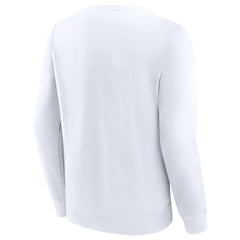 Philadelphia Eagles Super Bowl LIX Champions Iconic Victory Fleece Sweatshirt - White Sweatshirts