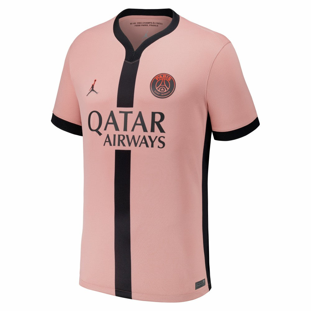 Khvicha Kvaratskhelia Paris Saint-Germain Youth 2024/25 Third Replica Player Jersey Pink - Nike for sale
