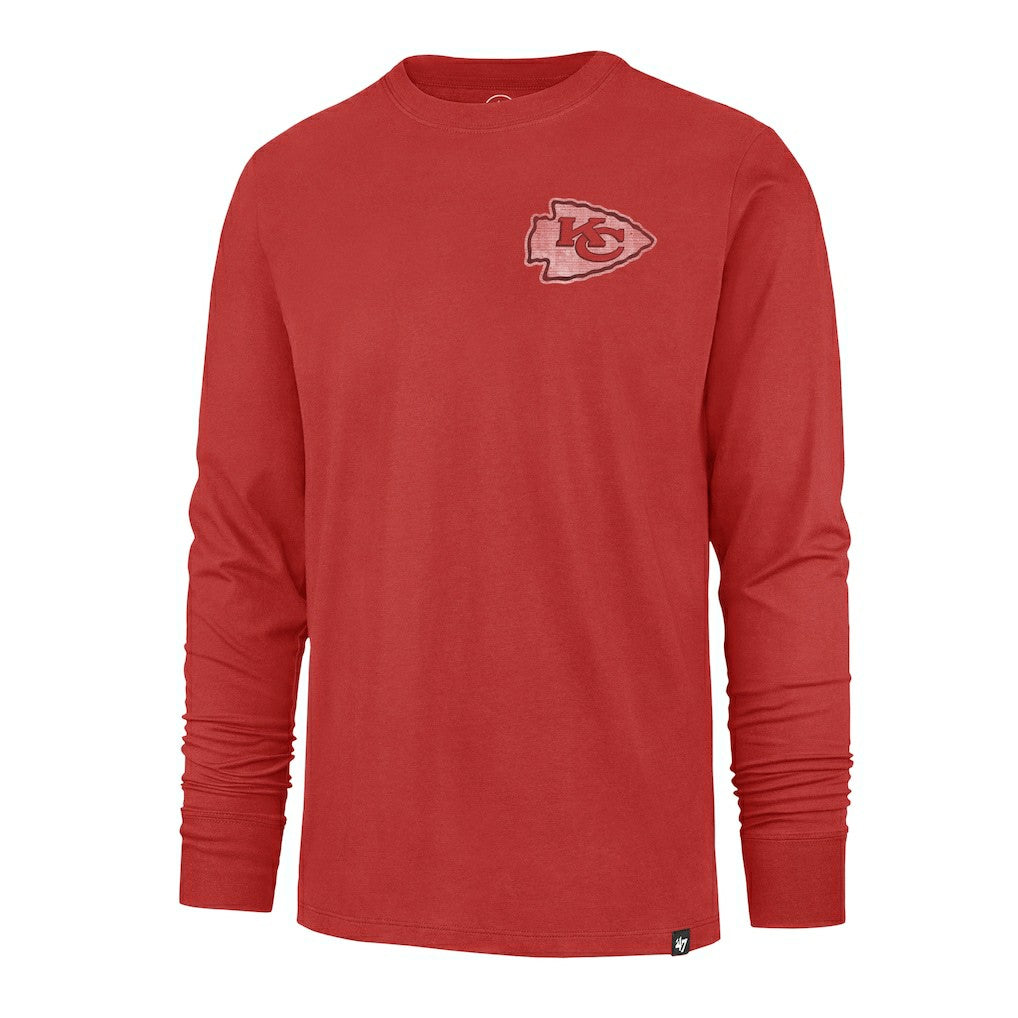 Kansas City Chiefs '47 Regional Backer Franklin Long Sleeve T-Shirt - Red T-shirts