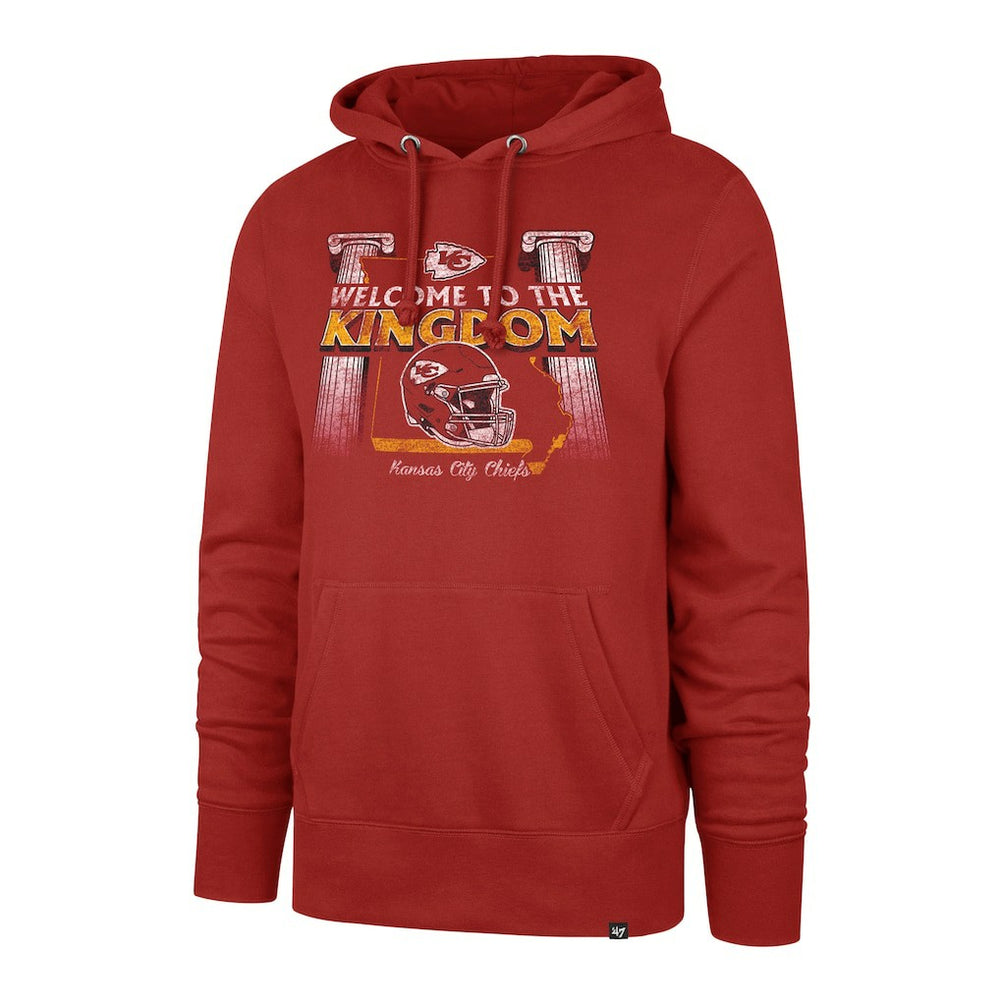 Kansas City Chiefs '47 Regional Headline Pullover Hoodie - Red Hoodies