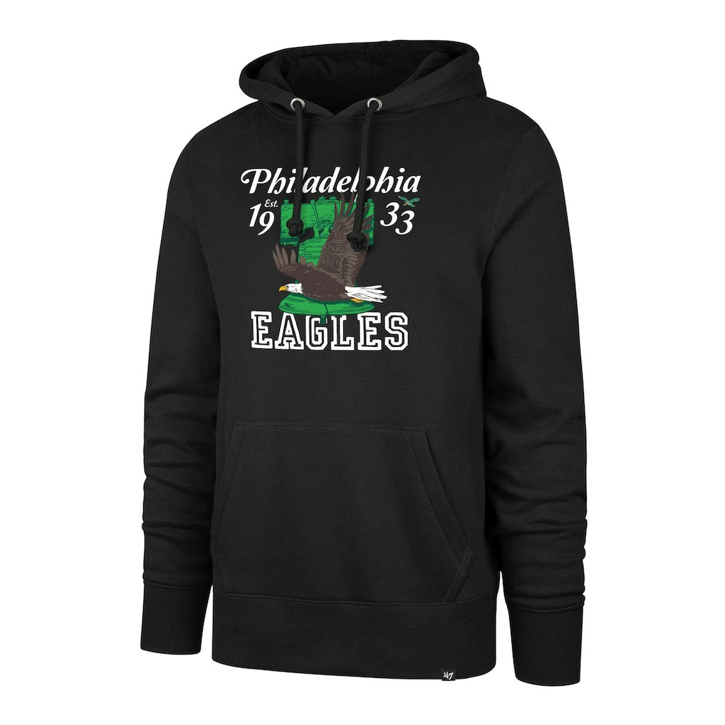 Philadelphia Eagles '47 Regional Headline Pullover Hoodie - Black Hoodies