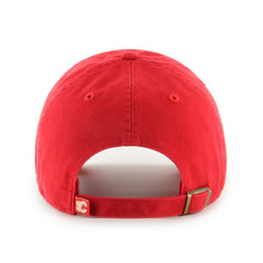 Calgary Flames '47 Core Logo Clean Up Adjustable Hat - Red | US 202798786