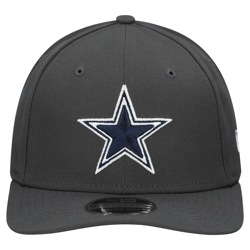 Dallas Cowboys New Era Main 9SEVENTY Adjustable Hat - Graphite Hats