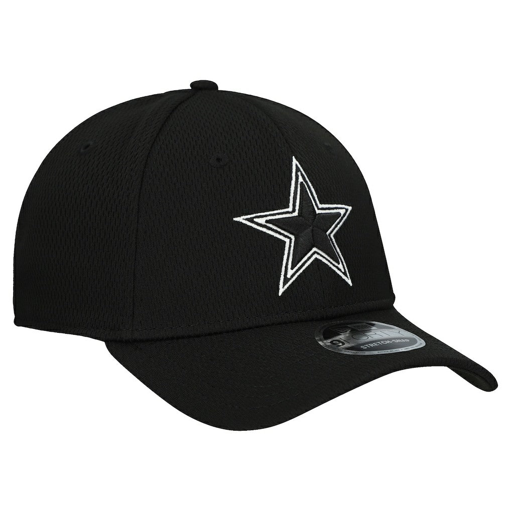 Dallas Cowboys New Era B-Dub 9FORTY Adjustable Hat - Black Hats