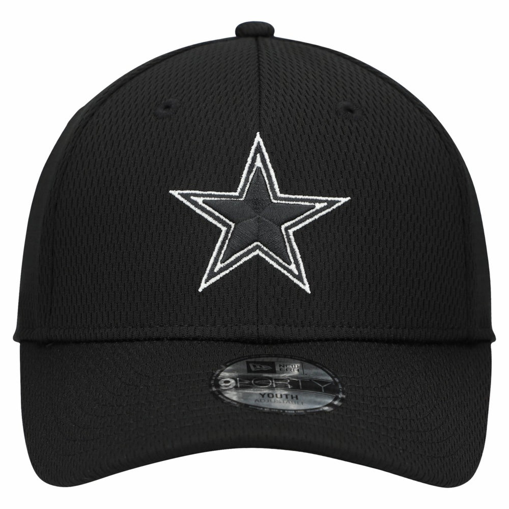 Dallas Cowboys New Era Youth B-Dub 9FORTY Adjustable Hat - Black Hats