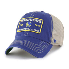 Golden State Warriors '47 Wabash Patch Clean Up Adjustable Hat Royal/Tan - 47 brand