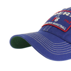 Philadelphia 76ers '47 Wabash Patch Clean Up Adjustable Hat Royal/Tan - 47 brand