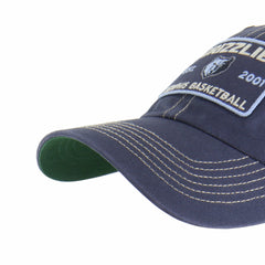 Memphis Grizzlies '47 Wabash Patch Clean Up Adjustable Hat Navy/Tan - 47 brand