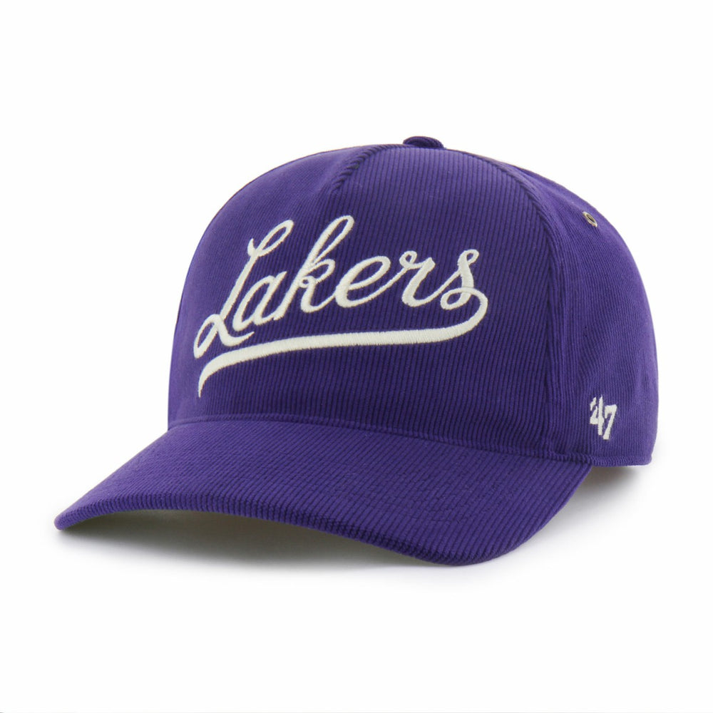 Los Angeles Lakers '47 Golden Age Relaxed Corduroy Hitch Adjustable Hat Purple - 47 brand outlet