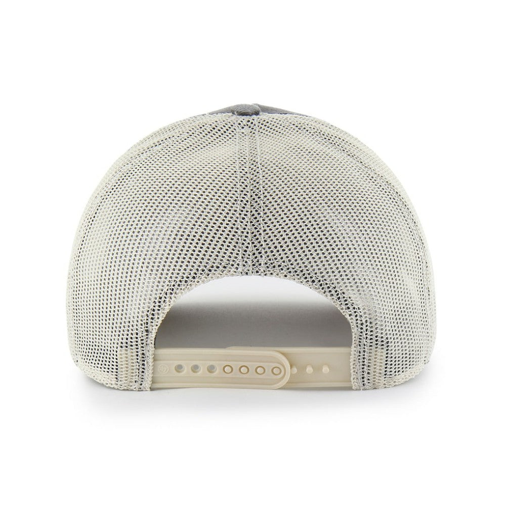 Boston Bruins '47 Canteen Pigment Dyed Patch Trucker Adjustable Hat - Charcoal | US 202801575