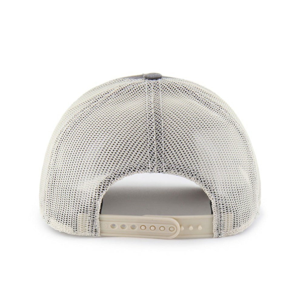 Pittsburgh Penguins '47 Canteen Pigment Dyed Patch Trucker Adjustable Hat - Charcoal | US 202801581
