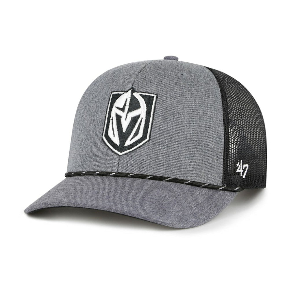 Vegas Golden Knights '47 Carbon Rope Trucker Adjustable Hat - Gray | US 202801594