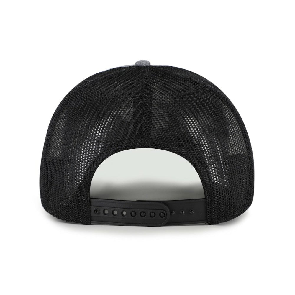 Boston Bruins '47 Carbon Rope Trucker Adjustable Hat - Gray | US 202801603