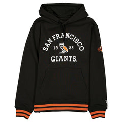 San Francisco Giants OVO x New Era Heavyweight Fleece Hoodie - Black Hoodies