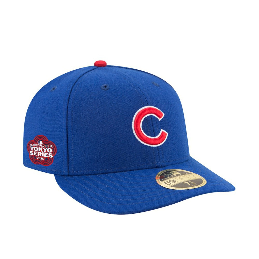 Chicago Cubs New Era 2025 MLB World Tour: Tokyo Series Side Patch Low Profile 59FIFTY Fitted Hat - Royal Hats