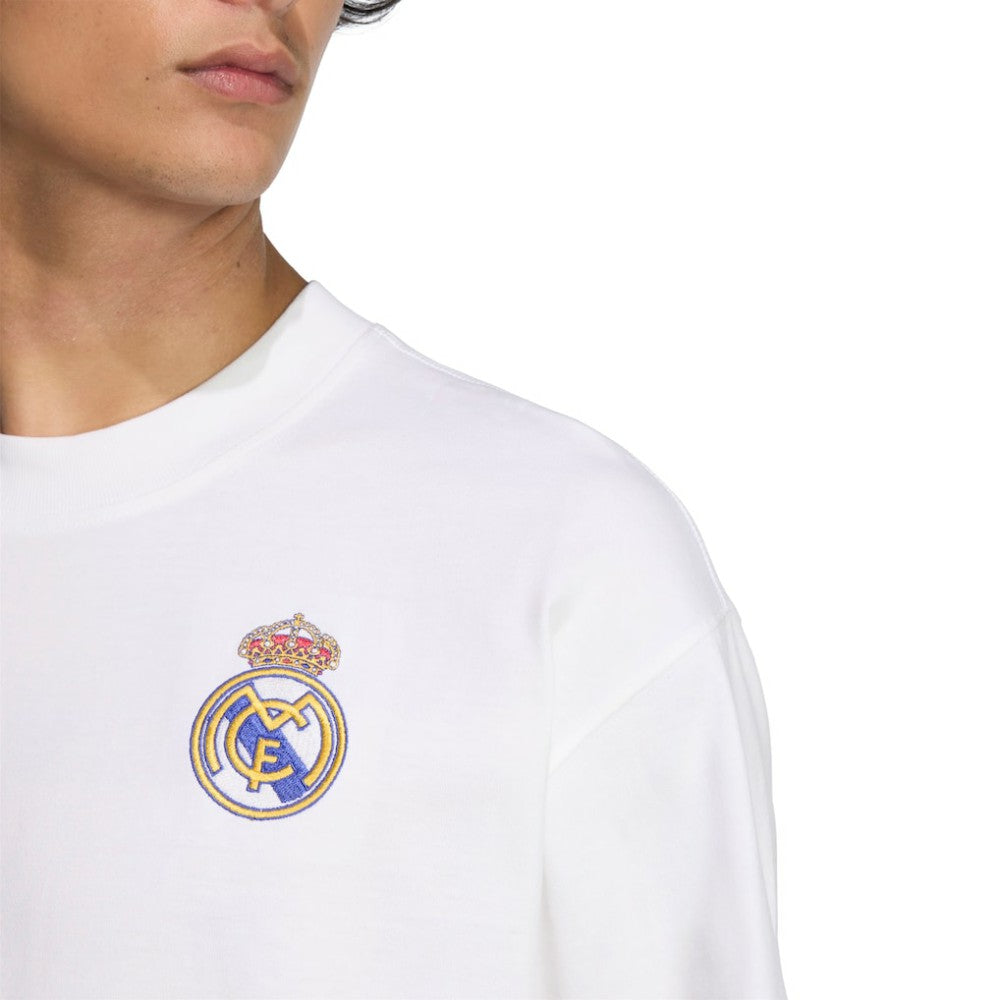 Real Madrid Lifestyler T-Shirt White - Adidas discount