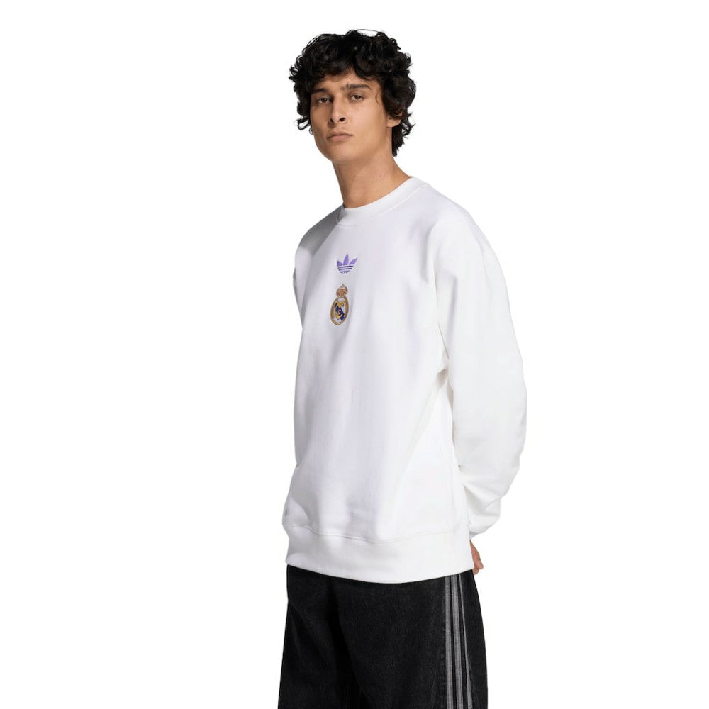 Real Madrid Lifestyler Sweatshirt White - Adidas outlet