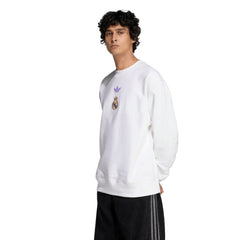 Real Madrid Lifestyler Sweatshirt White - Adidas outlet