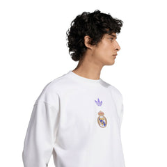 Real Madrid Lifestyler Sweatshirt White - Adidas outlet