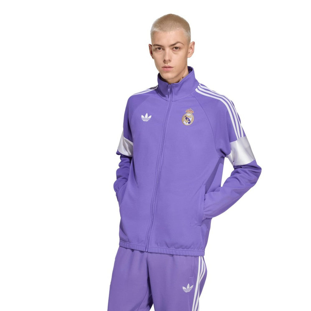 Real Madrid Lifestyler Full-Zip Track Jacket Purple - Adidas discount