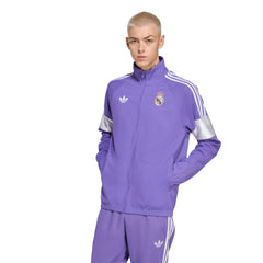 Real Madrid Lifestyler Full-Zip Track Jacket Purple - Adidas discount