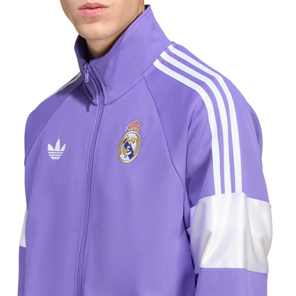 Real Madrid Lifestyler Full-Zip Track Jacket Purple - Adidas discount