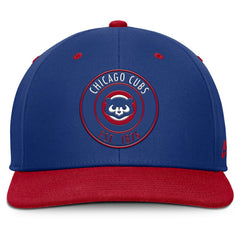 Chicago Cubs Nike Cooperstown Collection Pro Dri-FIT Snapback Hat - Royal/Red Hats