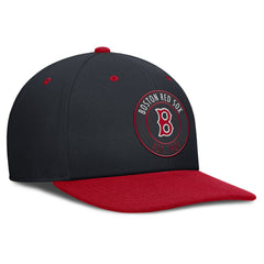Boston Red Sox Nike Cooperstown Collection Pro Dri-FIT Snapback Hat - Navy/Red Hats
