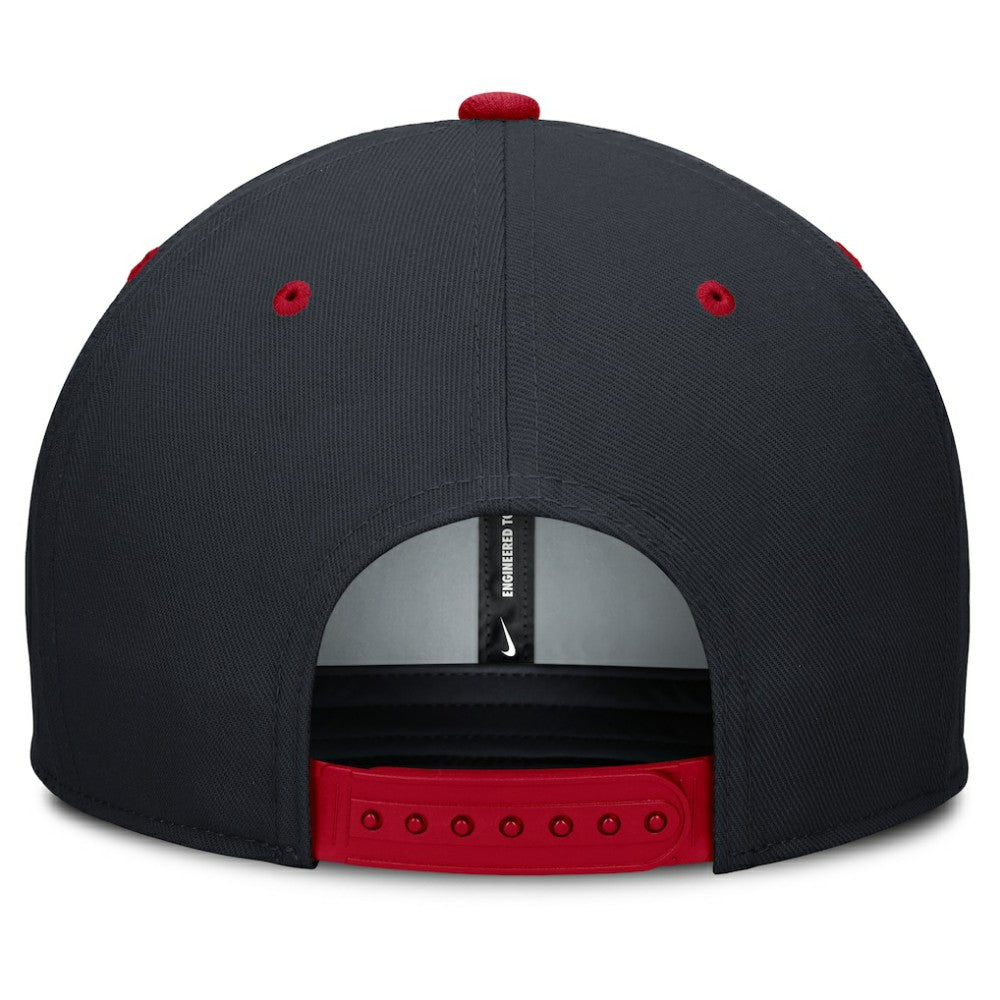 Boston Red Sox Nike Cooperstown Collection Pro Dri-FIT Snapback Hat - Navy/Red Hats