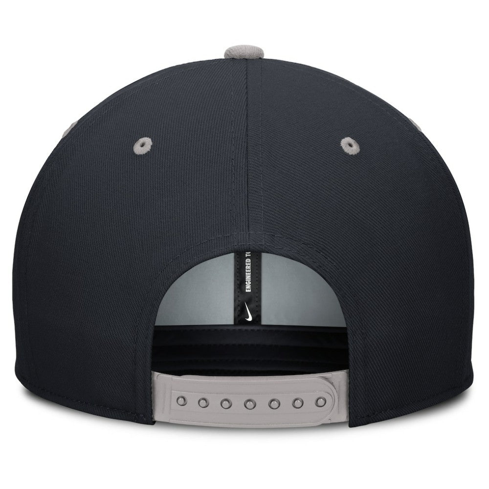 New York Yankees Nike Cooperstown Collection Pro Dri-FIT Snapback Hat - Navy/Gray Hats