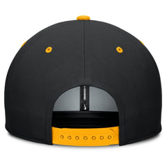 Pittsburgh Pirates Nike Cooperstown Collection Pro Dri-FIT Snapback Hat - Black/Gold Hats
