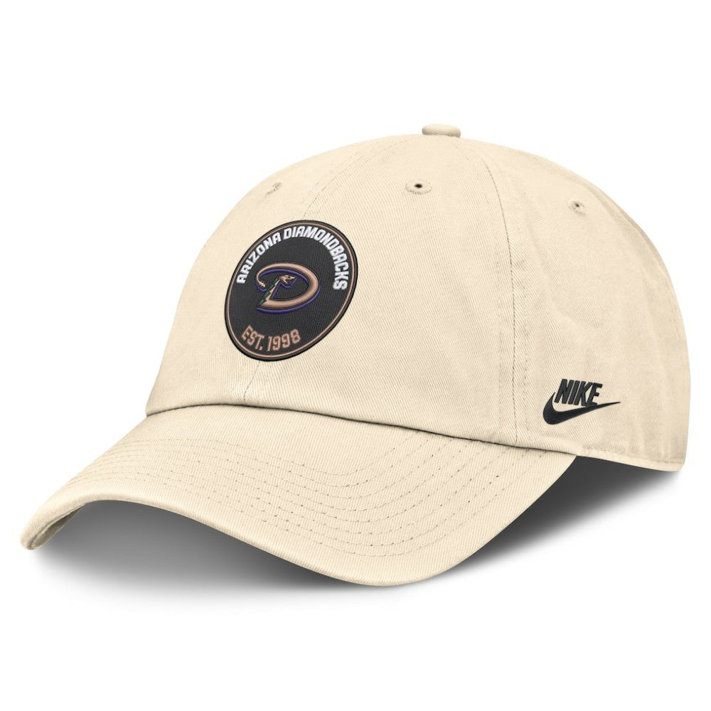Arizona Diamondbacks Nike Cooperstown Collection Club Adjustable Hat - Natural Hats