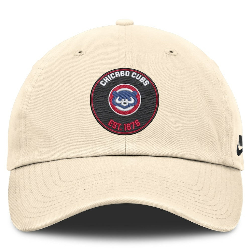 Chicago Cubs Nike Cooperstown Collection Club Adjustable Hat - Natural Hats
