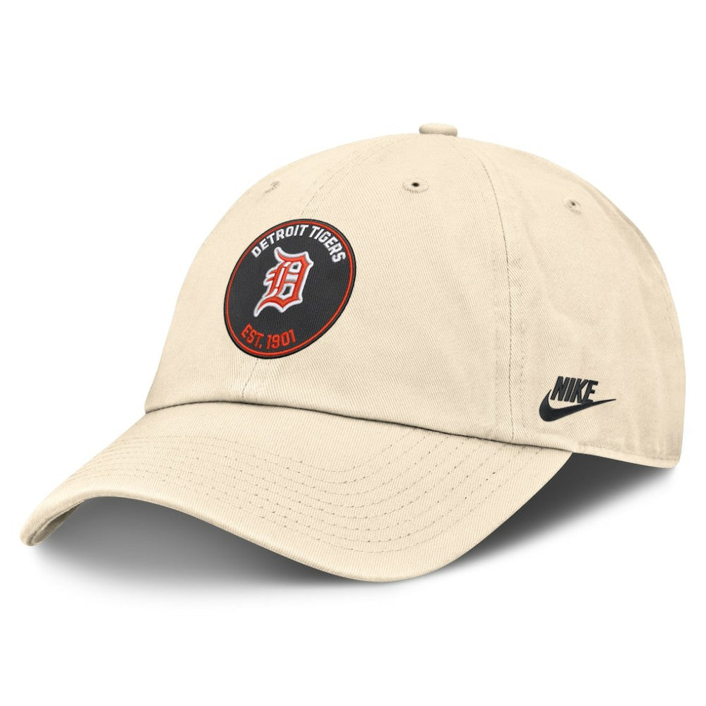 Detroit Tigers Nike Cooperstown Collection Club Adjustable Hat - Natural Hats