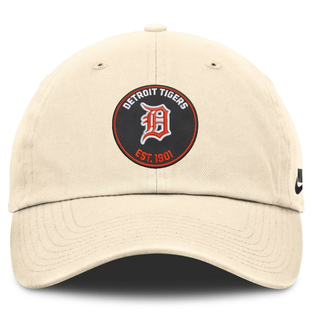 Detroit Tigers Nike Cooperstown Collection Club Adjustable Hat - Natural Hats